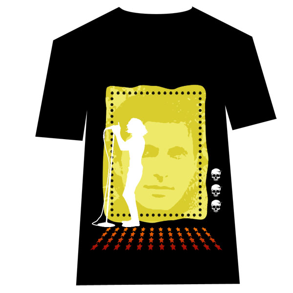 Design a Retro, Rock T-Shirt Design image 17