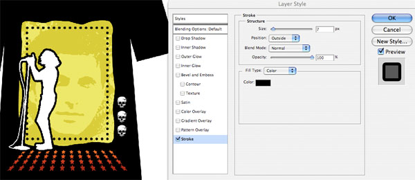 Design a Retro, Rock T-Shirt Design image 18
