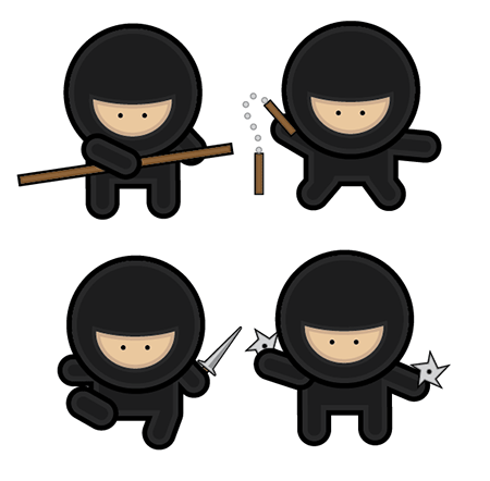 Create a Gang of Vector Ninjas image 28