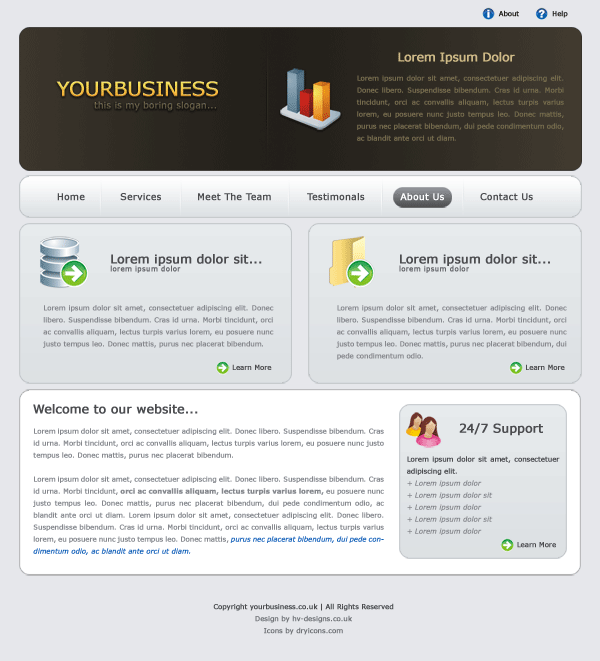 Business Layout #4 Tutorial: Final Result