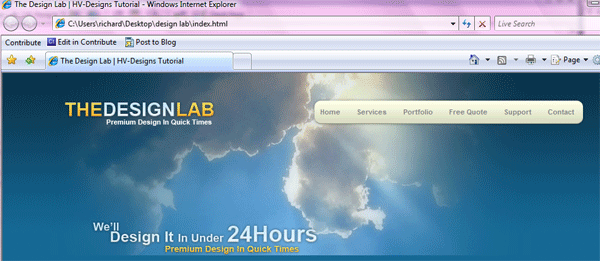 The Design Lab: PSD Conversion image 10