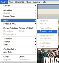 Creating Image inside Text Effect with Fireworks MX 2004 image 5