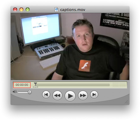 Closed-Captioned Video in Flash image 3