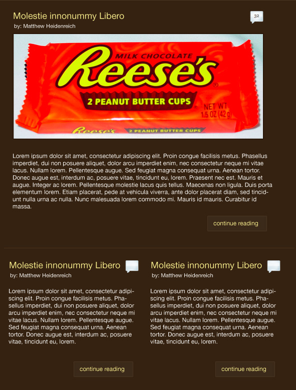 Chocolate Pro WordPress Style Layout image 29
