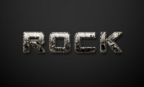 Design a Snowy Rock Text Effect in Photoshop image 14