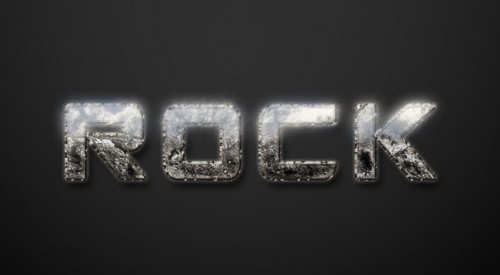Design a Snowy Rock Text Effect in Photoshop image 16