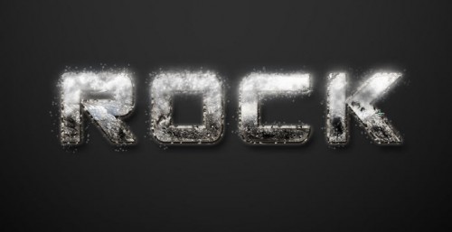 Design a Snowy Rock Text Effect in Photoshop image 22