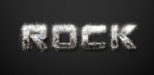 Design a Snowy Rock Text Effect in Photoshop image 24