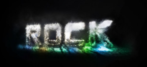 Design a Snowy Rock Text Effect in Photoshop image 26