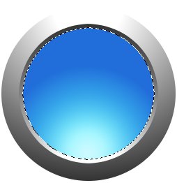 Round Web 2.0 Button with a Metal Ring image 10