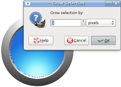 Round Web 2.0 Button with a Metal Ring image 11