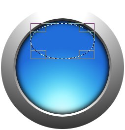 Round Web 2.0 Button with a Metal Ring image 15