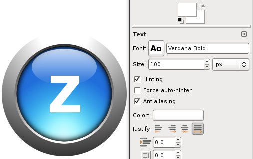 Round Web 2.0 Button with a Metal Ring image 18