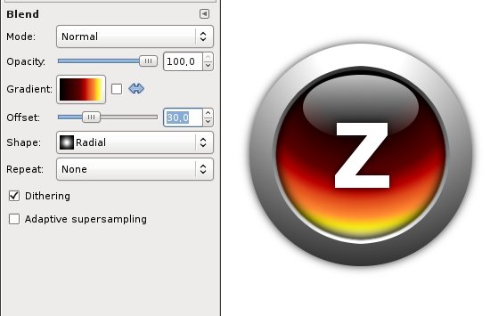 Round Web 2.0 Button with a Metal Ring image 26