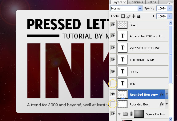 Create a Sleek Pressed Letter Design image 23