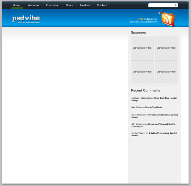Simple 2 Column Blog Layout image 35