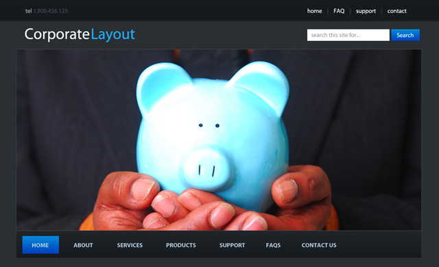 Corporate WordPress Style Layout image 24