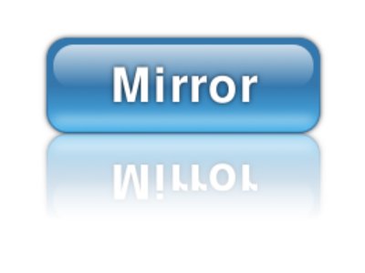 Web 2.0 Button with Reflection Tutorial: Final Result