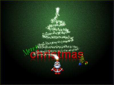 Create a Holiday e-Card in Gimp image 16