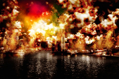 Transform a Daylight City Image into a Epic Warzone Scene in Photoshop Tutorial: Final Result