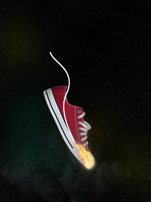 Design a Stunning Sneaker Advert image 16