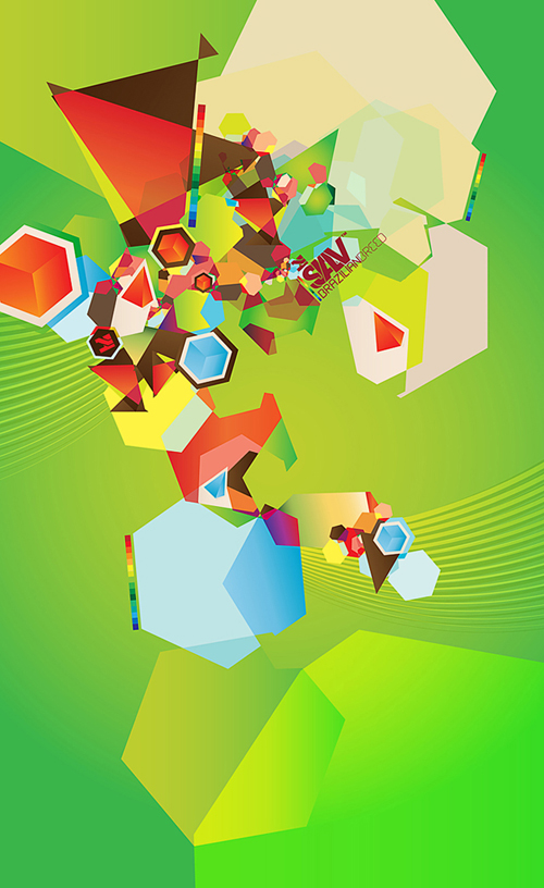 Making of an Abstract Artwork Tutorial: Final Result