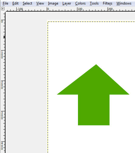 Arrow style Logo Gimp image 9