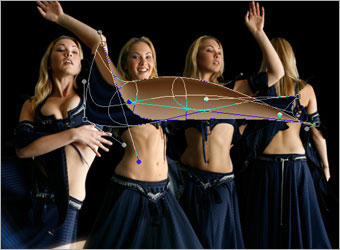 Create Energy Lines around a Dancer image 11