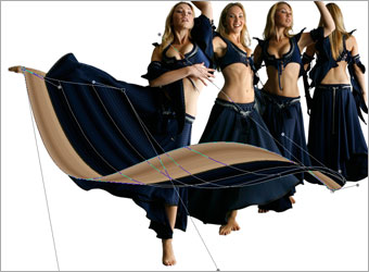 Create Energy Lines around a Dancer image 9