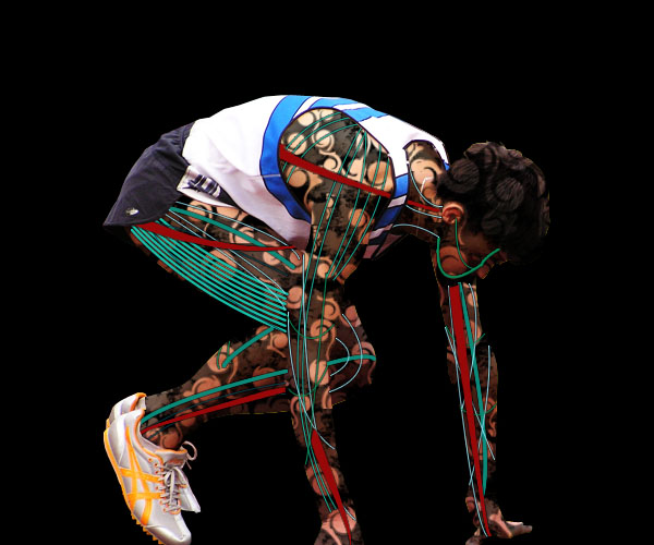 Design a Futuristic Athlete Graphic image 24
