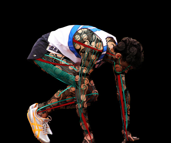 Design a Futuristic Athlete Graphic image 25