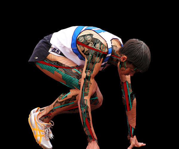 Design a Futuristic Athlete Graphic image 33