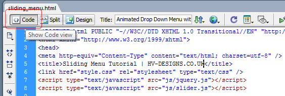 Sliding Jquery Menu image 5