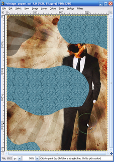 Create a Worn Vintage Pop Art Design image 12