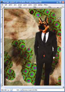 Create a Worn Vintage Pop Art Design image 15