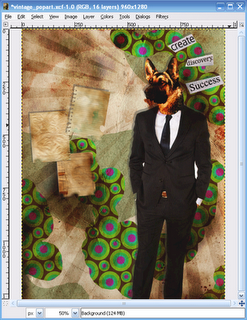 Create a Worn Vintage Pop Art Design image 17