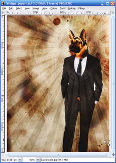 Create a Worn Vintage Pop Art Design image 9