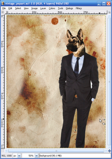 Create a Worn Vintage Pop Art Design image 6
