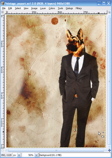 Create a Worn Vintage Pop Art Design image 7