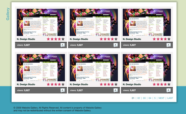 Website Gallery Layout Design image 20
