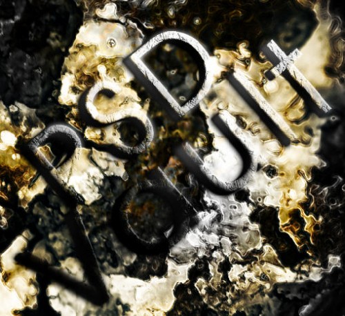 Design a Grunge-Style Abstract Typography with Rusted Metal Texture in Photoshop image 27