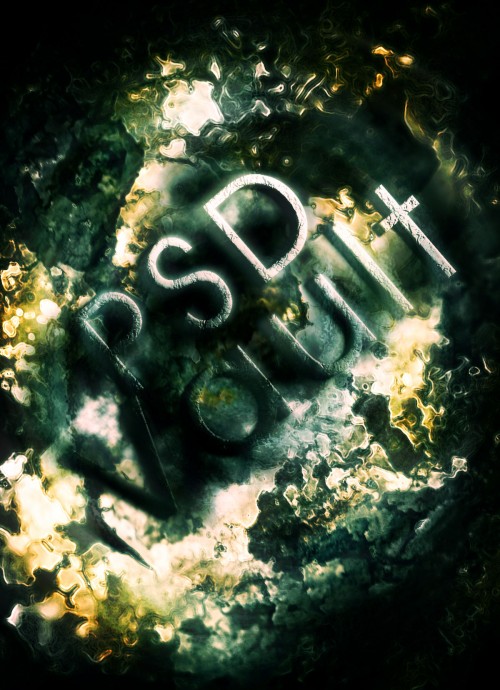 Design a Grunge-Style Abstract Typography with Rusted Metal Texture in Photoshop Tutorial: Final Result