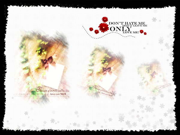 Create an Anniversary E-Card Tutorial: Final Result