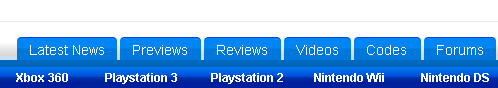 Sleek Gaming Navigation Interface image 15
