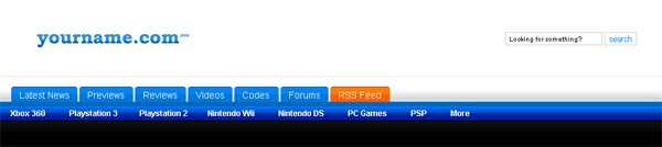 Sleek Gaming Navigation Interface Tutorial: Final Result