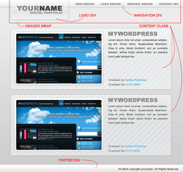 Portfolio Layout #10: Learn To Code It image 2