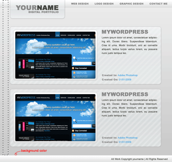 Portfolio Layout #10: Learn To Code It image 3