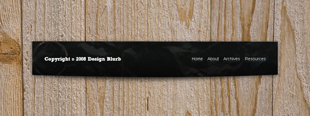 Designing a Creative Blog Footer Tutorial: Final Result