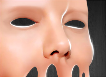 Create a Face Paint Dripping Effect image 13