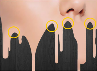 Create a Face Paint Dripping Effect image 8